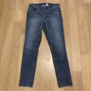 H&M skinny ankle dark gray jeans #77